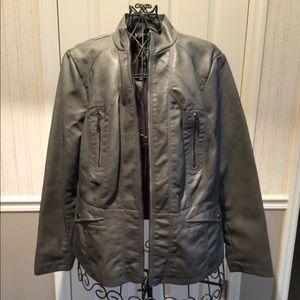 Faux Leather Jacket